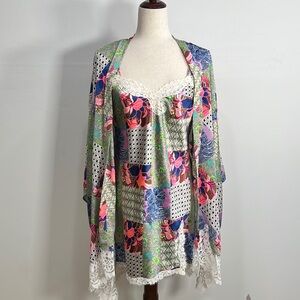 Victoria's Secret Lingerie Set Silky Slip And Rob spaghetti Strap